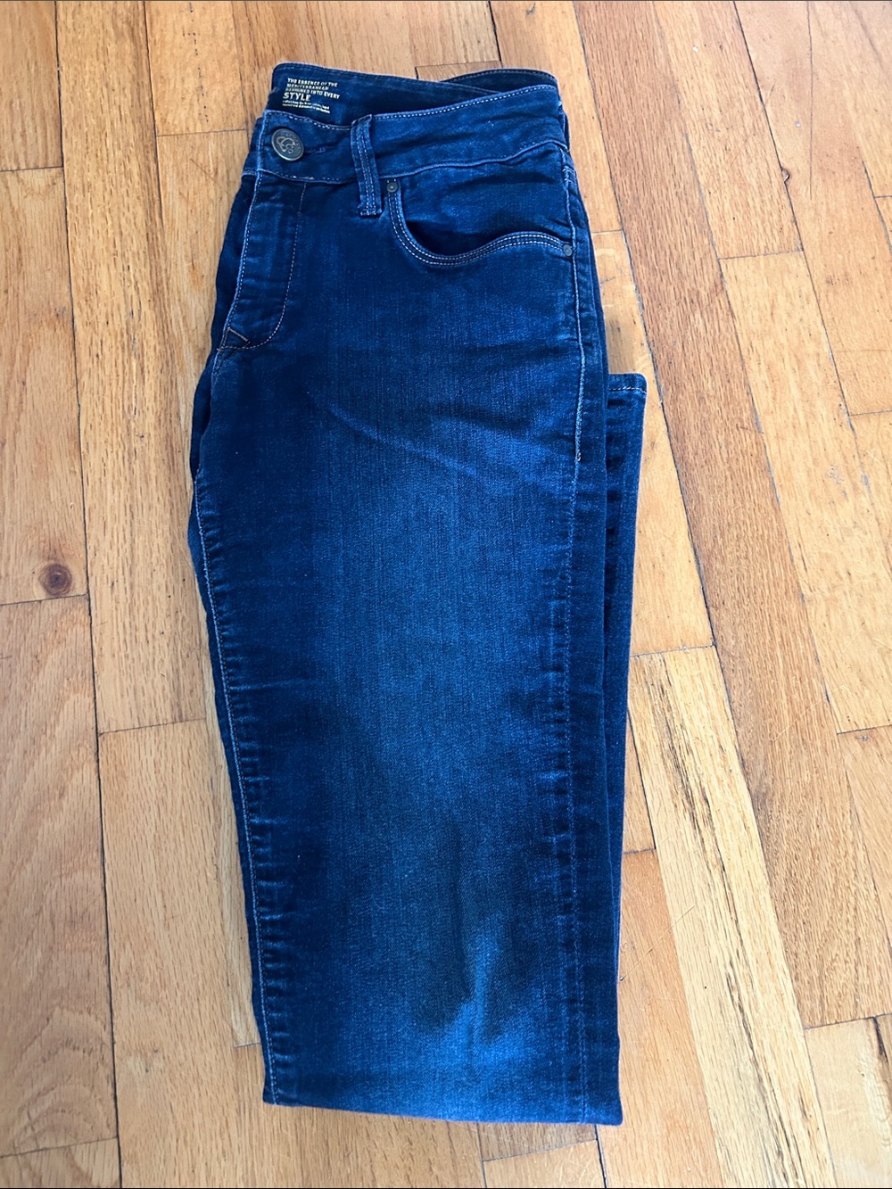 Mavi Alexa Skinny Jeans 29/32 Dark Wash Stretch Denim Y2K